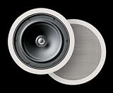 Definitive UIW 94/A Round 9 Two-Way In-Wall/In-Ceiling Loudspeakers - White, Can be painted. (PAIR)