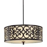 Minka Lavery Nanti 1494-357 Drum (16H x 20W) 3 Light 300 watt Pendant