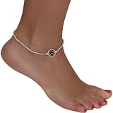 NCAA Louisiana-Monroe Warhawks Rhinestone Logo Anklet