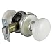 Bathroom Door Locks
Ultra Hardware 88585 Gainsborough Porcelain Bed-Bath Door Knob, Satin Nickel