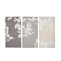 Set Of 3 Myah Wall Panels - Floral Pattern