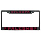 Atlanta Falcons Black Metal License Plate Frame