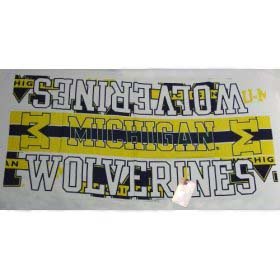 Michigan Wolverines - University of - NCAA 28 X 58 Beach/Bath Towel