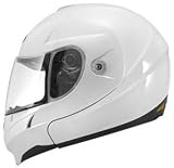 KBC FFR Modular Solids Motorcycle Helmet White Small