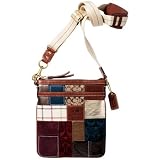 AUTHENTIC COACH SIGNATURE HOLIDAY PATCHWORK SWING PACK 40929