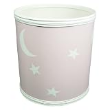 Redmon For Kids Stars And Moons Wastebasket, Pink by Redmon