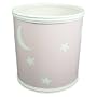 Redmon For Kids Stars And Moons Wastebasket, Pink