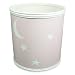 Redmon For Kids Stars And Moons Wastebasket, Pink