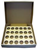 1 x Strong White 24 Cup Cake Cupcake Muffin Box & Tray