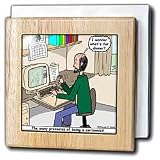 The Many Pressures of Being a Cartoonist - 6 Inch Tile Napkin Holder