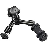 IMORDEN 7" Articulating Magic Friction Arm for Hot Shoe Mounts Work with DSLR Camera Rig / LCD Monitor / DV Monitor / LED Lights / Flash Light