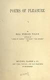 Poems of Pleasure