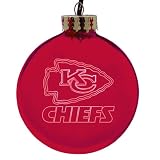 Kansas City Chiefs Laser Etched Ornament