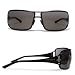 Skagen Denmark Mens Sunglasses Rectangular Satin Black #S041-TBMP