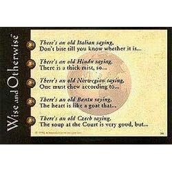 Wise and Otherwise Board Game
