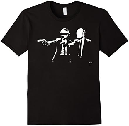 Men's Daft Punk Fiction t-shirt Large Black