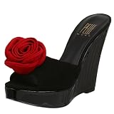 Pelle Moda Womens Akira Wedge Sandal