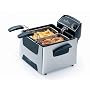 Presto 05466 ProFry Stainless-Steel Dual-Basket Immersion-Element 12-Cup Deep Fryer