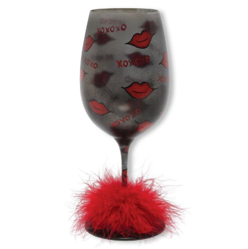 Lolita Valentine's Love My Wine Glass for Lovers Only