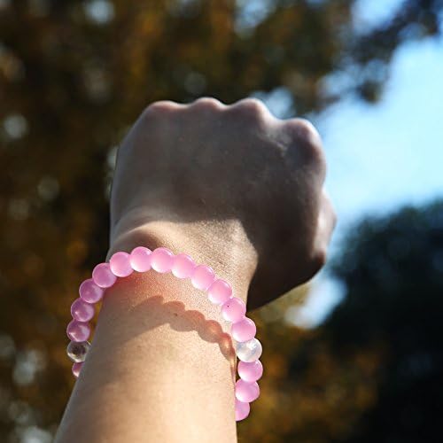 Zheye Silicone Bracelet Red Blue Pink White Camouflage Yellow Green (S, Pink)