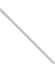 .925 Sterling Silver 3mm Square Snake Chain