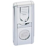 Colibri The Don Silver Torch Lighter with Cutter
