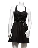 2b Poplin Flare Dress - black (M)