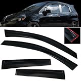 2006-2008 Honda Fit Window Shade Visor (3M-Tape) by RS Type