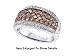 Nice 14k. Gold Genuine 1.50 ct.Cognac and White Diamond Ring