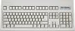 BULGARIAN - English USB computer Keyboard (White with Black Letters)