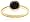 10k Yellow Gold Black Diamond Ring (1 cttw), Size 6