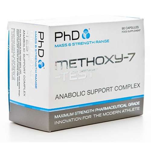 PHD – METHOXY 7 TEST “90 CAPS” *FREE WORLDWIDE DELIVERY*