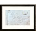 Map of the Great Lakes Framed Art Poster Print by Jolliet, 32x24