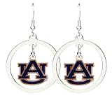Auburn Tigers - NCAA Floating Logo Hoop Earrings