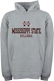 Mississippi State Bulldogs Youth Grey Tackle Twill Hooded Sweatshirt