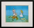 Alice in Wonderland and the Mad Hatter Walt Disney Limited Edition Animation Cel, Framed
