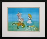Alice in Wonderland and the Mad Hatter Walt Disney Limited Edition Animation Cel, Framed