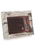 GUESS Mens Wallet & Keychain Gift set