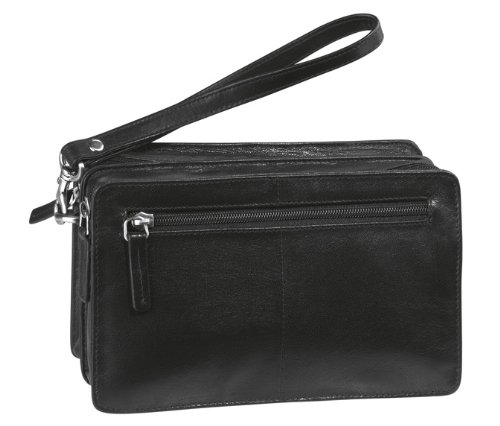 Handgelenktasche (schwarz) 21,5 x 9 x 12,5 cm