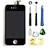 Teenitor Replacement Digitizer and Touch Screen LCD Assembly for Black Apple iPhone 4 (Fits CDMA Verizon/Sprint iPhone 4 only) + Repair Tool Kit Black