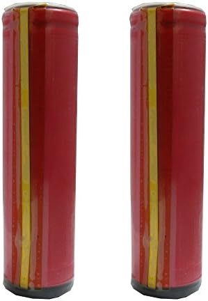 2pcs Sanyo 18650 Cylindrical 3.7V 2600mAh Rechargeable Li-ion Batteries ((With protection board)