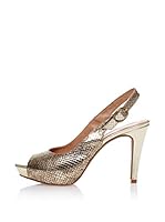 Estefania Marco Zapatos de talón abierto (Dorado / Bronce)