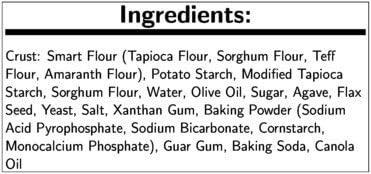 Smart Flour Ancient Grain Pizza Crust, 9.46 Ounce -- 6 per case.