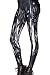 QZUnique Women's Black Eye Print Ankle Length Elastic Sexy Tights Leggings,Black Eye,One Size