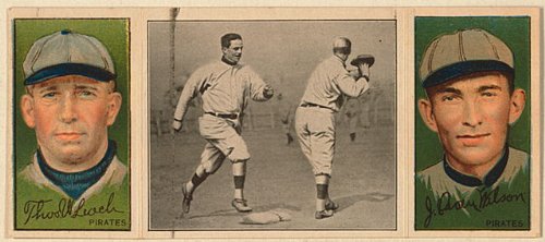 Photo Thos. W. Leach/J. Owen Wilson, Pittsburgh Pirates, baseball card portrait 1912