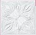 Cheap, Discounted Decorative Ceiling Tile 1/8 195x195 Can Be Glue on Clean Smooth Flath Surface, Also Can Glued Over Secure Popcorn Ceiling R-66 Styrofoam Glue Over Popcorn or Clean Flat Surfaces.glue On,tape On!