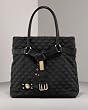 Marc Jacobs Quilted Casey Bag Tote Purse Black