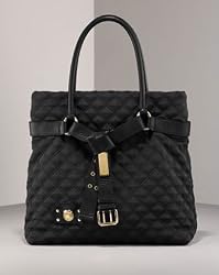 Marc Jacobs Quilted Casey Bag Tote Purse Black
