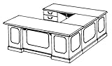 Office Furniture DMI - Left Executive U-Shaped Desk - Executive Office Furn ....