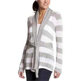 Splendid Womens Rugby Stripe Cardigan